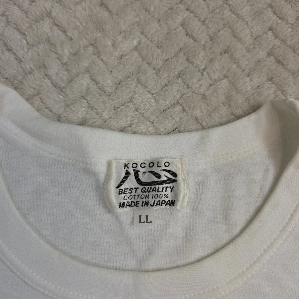 Vintage‎ Kocolo White Japanese Dragon Graphic T-Shirt Made in Japan Mens Size LL